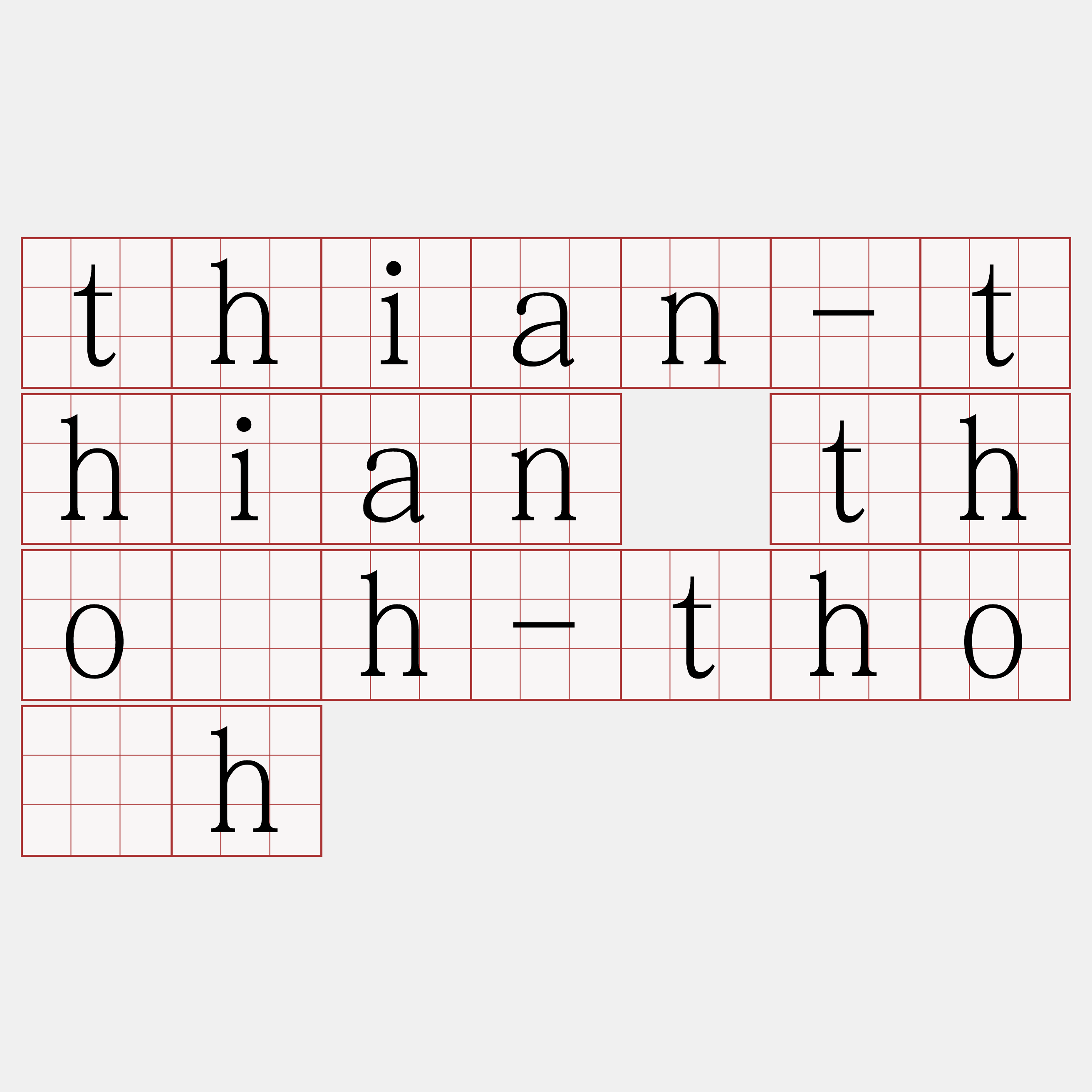 thian-thian tho̍h-tho̍h